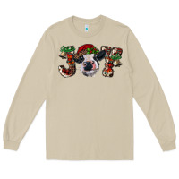 Mushroom christmas joy with heifer cow Long Sleeve Tee - RanaPortraitStore
