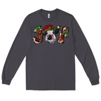 Smoke christmas joy with heifer cow Long Sleeve Tee - RanaPortraitStore