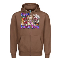 Chestnut one hop lunch day Zipper Hoodie - RacoonDesign