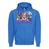 True Royal one hop lunch day Zipper Hoodie - RacoonDesign