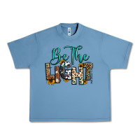 Pebble Blue be the light matthew 5 14 Urban Heavy Tee - RanaPortraitStore