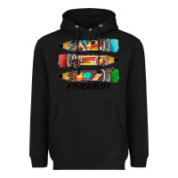 Black #teacherlife pencils Heavyweight Hoodie - JahusDesignShop