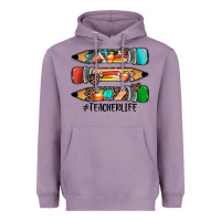 Lavender #teacherlife pencils Heavyweight Hoodie - JahusDesignShop