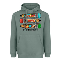 #teacherlife Pencils Heavyweight Hoodie | Teevron