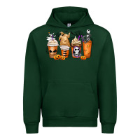 Forest Green nightmare coffee cups Urban Hoodie - MaliasSmallBusiness