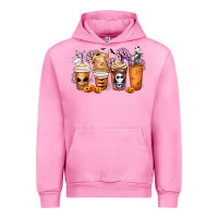 Fuchsia Pink nightmare coffee cups Urban Hoodie - MaliasSmallBusiness