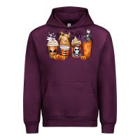 Mauve Wine nightmare coffee cups Urban Hoodie - MaliasSmallBusiness