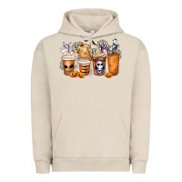 Pigment French Oak nightmare coffee cups Urban Hoodie - MaliasSmallBusiness