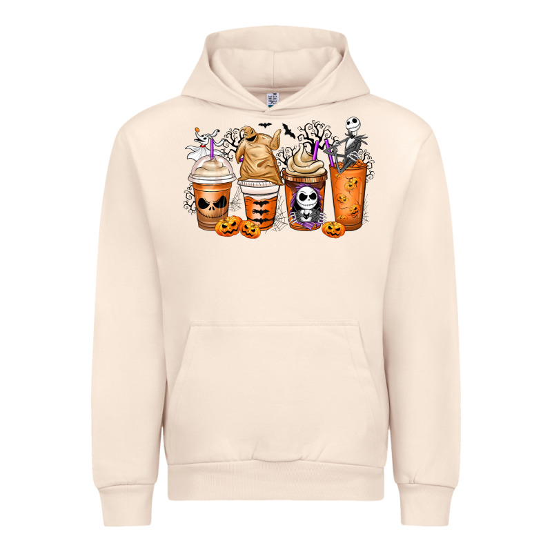 Nightmare Coffee Cups Urban Hoodie by MaliasSmallBusiness | Teevron