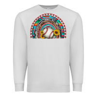 Dove Grey baseball rainbow Premium Sweatshirt - Artiststas