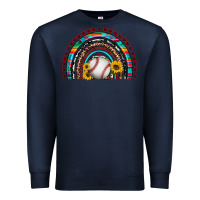 Navy baseball rainbow Premium Sweatshirt - Artiststas