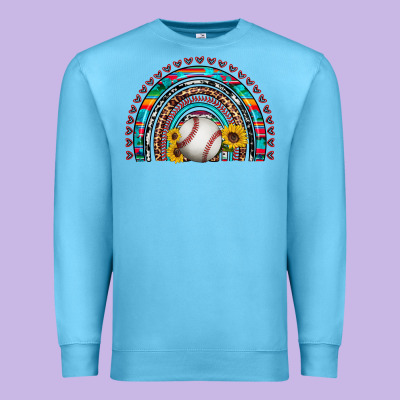 Baseball Rainbow Premium Sweatshirt Designed By Artiststas
