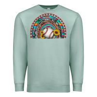 Seafoam baseball rainbow Premium Sweatshirt - Artiststas