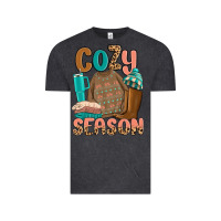 Vintage Black cozy season Vintage Tee - MaliasSmallBusiness