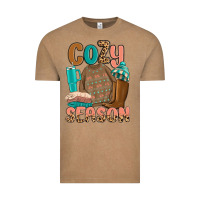 Vintage Coffee cozy season Vintage Tee - MaliasSmallBusiness