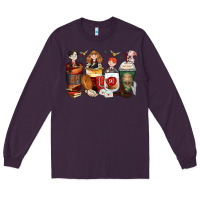 Plum harry coffee cups Long Sleeve Tee - Zillion Design Studio