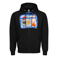 Black lunchbox fa element Zipper Hoodie - FaDigitalArtStudio