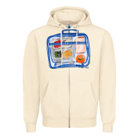 Sandshell lunchbox fa element Zipper Hoodie - FaDigitalArtStudio