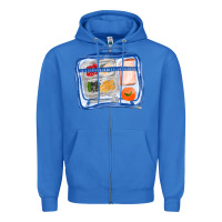True Royal lunchbox fa element Zipper Hoodie - FaDigitalArtStudio