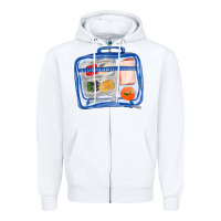 White lunchbox fa element Zipper Hoodie - FaDigitalArtStudio