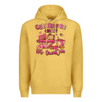Antique Gold calorias de amor no cuentan mexican valentines day Premium Hoodie - MaliasSmallBusiness