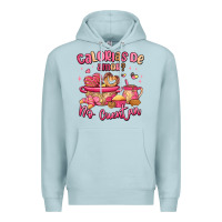 Blue Mist calorias de amor no cuentan mexican valentines day Premium Hoodie - MaliasSmallBusiness