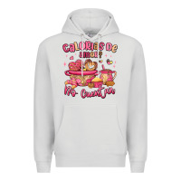 Dove Grey calorias de amor no cuentan mexican valentines day Premium Hoodie - MaliasSmallBusiness