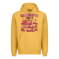 Mustard calorias de amor no cuentan mexican valentines day Premium Hoodie - MaliasSmallBusiness