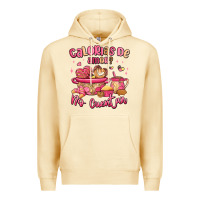 Pina Colada calorias de amor no cuentan mexican valentines day Premium Hoodie - MaliasSmallBusiness