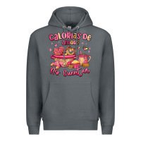Rock calorias de amor no cuentan mexican valentines day Premium Hoodie - MaliasSmallBusiness