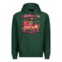 Sports Green calorias de amor no cuentan mexican valentines day Premium Hoodie - MaliasSmallBusiness