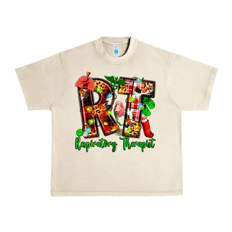 Christmas Respiratory Therapist Urban Heavy Tee by Zillion Design Studio | Teevron