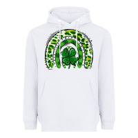 White St Patrick Rainbow Heavyweight Hoodie - Jasminsmagicworld