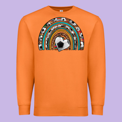 Soccer Rainbow Premium Sweatshirt Designed By Artiststas