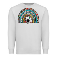Dove Grey soccer rainbow Premium Sweatshirt - Artiststas