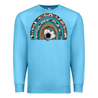 Ocean Blue soccer rainbow Premium Sweatshirt - Artiststas