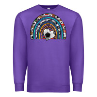 Purple soccer rainbow Premium Sweatshirt - Artiststas