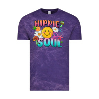 Cloud Purple hippie soul Vintage Tee - MaliasSmallBusiness