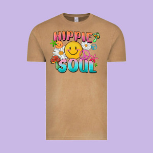 Hippie Soul Vintage Tee Designed By Maliassmallbusiness