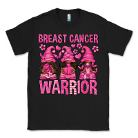 Black Breast Cancer Warrior Afro Gnomes Classic Tee - texasbilliewilder