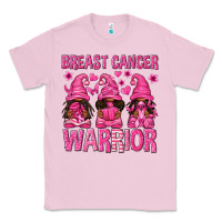 Bubblegum Pink Breast Cancer Warrior Afro Gnomes Classic Tee - texasbilliewilder