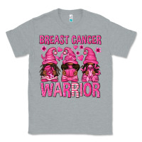 Heather Grey Breast Cancer Warrior Afro Gnomes Classic Tee - texasbilliewilder