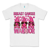 White Breast Cancer Warrior Afro Gnomes Classic Tee - texasbilliewilder