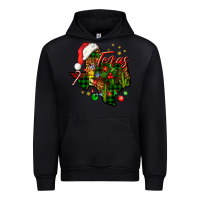 Foreset Green Christmas Texas map Urban Hoodie - NancyCooperArtShop