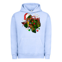Pigment Grape Ice Christmas Texas map Urban Hoodie - NancyCooperArtShop