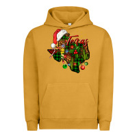 Pigment Peanut Butter Christmas Texas map Urban Hoodie - NancyCooperArtShop
