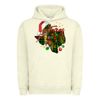Pigment Pistachio Christmas Texas map Urban Hoodie - NancyCooperArtShop