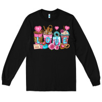 Valentine's Day Coffee Cups Long Sleeve Tee | Teevron
