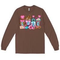 Chestnut valentine's day coffee cups Long Sleeve Tee - Zillion Design Studio