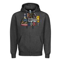 Charcoal Heather Tequila Zipper Hoodie - CowhideDigitalArt
